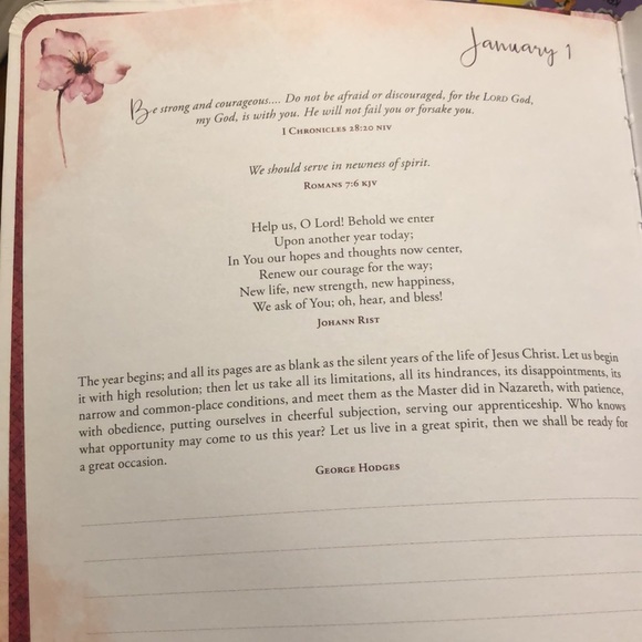 Beautiful 365-Day Devotional Journal - Picture 3 of 3
